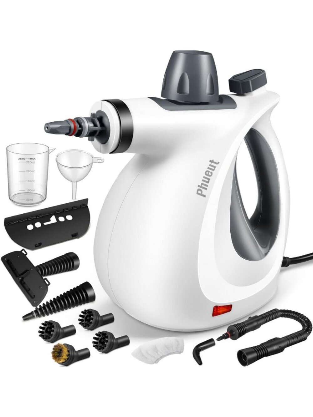 Multi-Surface Handheld Steam Cleaner with 12 Accessories - Ideal for Home